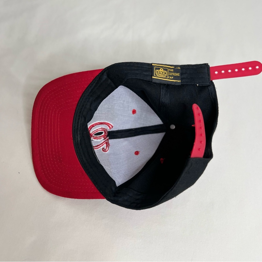 Washington Nationals  The Supreme  Cap MLB Baseball Black/ Red - Picture 3 of 4